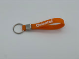 Silicone Orange Keyring